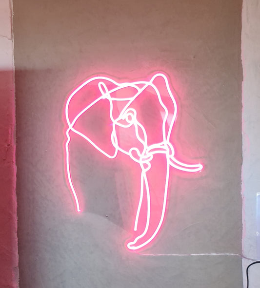 Elephant Neon Sign