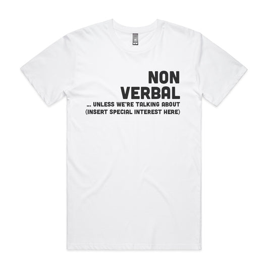 Non Verbal Tee White