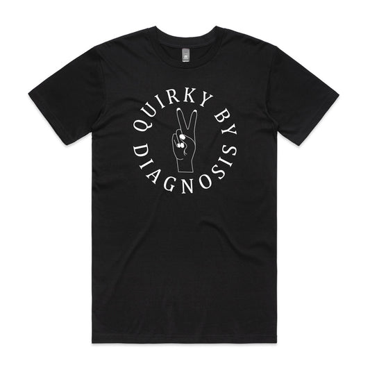 Quirky By Diagnosis Tee Black